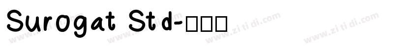 Surogat Std字体转换